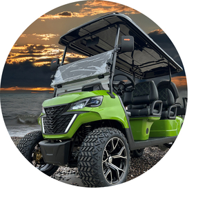 รถกอล์ฟไฟฟ้าหรูหรา6ที่นั่ง4000W แบตเตอรี่ลิเธียมยูทิลิตี้ - Product Image 5