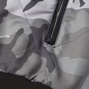 Chaqueta de bombardero de hombre personalizable ligera de invierno más vendida con tela de poliéster 100% de calidad superior - Product Image 4