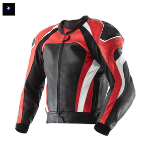 2025 nouveau Design veste de moto en cuir avec manches complètes impression de logo personnalisé meilleur vêtements de course automobile en gros - Product Image 5