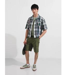 Denim <b>Shorts</b> For <b>Man</b> Regular Fit Casual Bottom Wear Durable Stitching Comfortable Feel Designed For Modern Lifestyle - Product Image 1