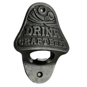 Encantador abrebotellas montado en la pared de hierro fundido de estilo antiguo, perfecto para realzar el carácter de los interiores tradicionales - Product Image 5