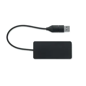 Personalized <b>HUB</b>-C 3-Port <b>USB</b> <b>Hub</b> Tech Gadgets for Promotional Use - Product Image 5