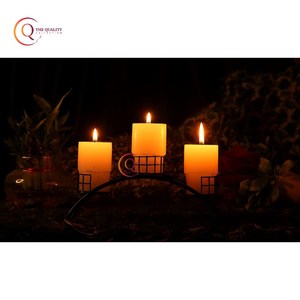 <b>Black</b> Color <b>Metal</b> Antler Style <b>Candle</b> <b>Holder</b> And Unique <b>Candle</b> Jar Premium Quality Large Tabletop Wedding Decorative Accessories - Product Image 2