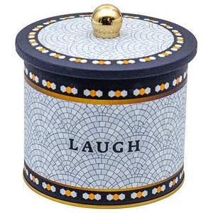 1,7L patrón de mosaico geométrico Metal redondo bote perilla mango 140x125mm categoría de producto cestas de Metal - Product Image 2