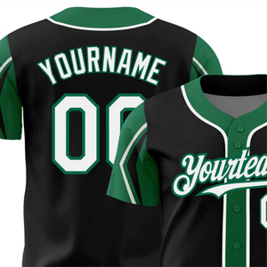 Maillot d'équipe de baseball personnalisé avec bouton complet, broderie personnalisée et tissu durable pour une utilisation durable - Product Image 5