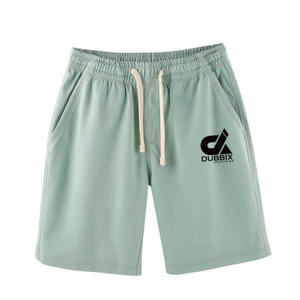 Pantalones cortos casuales de verano de talla grande para hombre, pantalones cortos de algodón pesado con logotipo personalizado para hombre, pantalones cortos de moda para mujer - Product Image 4