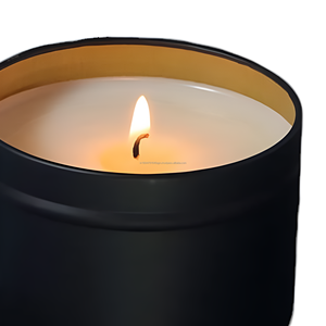 <b>Bulk</b> Selling Handmade Black Tin <b>Candle</b> for Christmas Occasion Custom Logo Available - Product Image 3