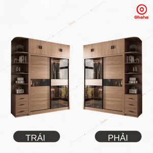 Ohaha glass-door <b>wardrobe</b> - TCK011 - Product Image 2