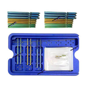 Juego de Tornillos y Pasadores de Anclaje de Sutura de Titanio, Kit de Instrumentos Quirúrgicos Ortopédicos para Cirugía de Mascotas y Uso Veterinario - Product Image 1