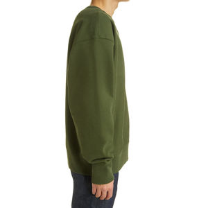 Sweat-shirt personnalisé en coton tricoté molletonné à col rond, manches longues, coupe oversize, épais et respirant, pour hommes et femmes, grandes tailles - Product Image 3