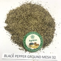 Poudre de poivre de Cayenne 100% naturel de haute qualité en gros de poivre noir cru séché avec processus de séchage publicitaire