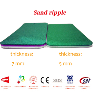 พื้นสนามแบดมินตัน PVC แบบพกพา T-REX ได้รับการรับรองจาก BWF ขนาด 1.8x15 เมตร สีเขียว-น้ำเงิน สำหรับกีฬาในร่ม - Product Image 5