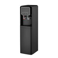 Purificador de agua caliente y fría Moolmang, sistema de filtro de 4 etapas UF, soporte de suelo, purificador de agua, dispensador de agua 816N, Color blanco