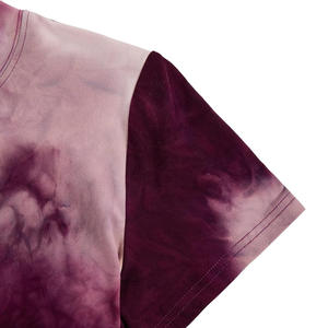 Chemises personnalisées respirantes tie dye pour femmes production OEM de tissu de coton d'été avec logo et options de marque privée - Product Image 4