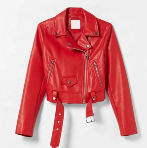 Dernière conception veste en cuir de vachette véritable pour femmes de haute qualité coupe ajustée avec bouton décoration longue longueur personnalisée - Product Image 3