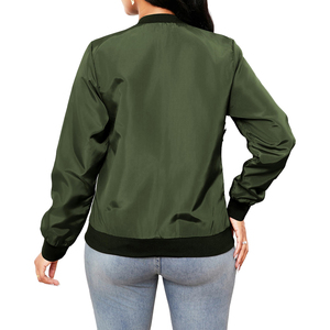 2025 dernière conception exportation qualité article à la mode femmes Satin Bomber veste usine fabricant femmes Satin veste - Product Image 2