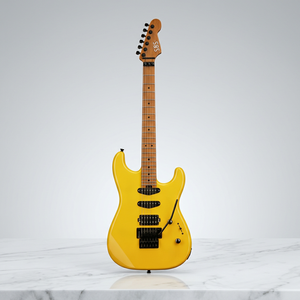 SBS SS300 Heavy Metal Electric <b>Guitar</b> 6-<b>String</b> <b>Steel</b> Solid Alder Body Roasted Maple Neck Floyd Rose Tremolo S-S-H High Output - Product Image 1
