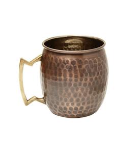 100% Pure Handmade Eco-Friendly Moscow Mule <b>Copper</b> <b>Mugs</b> with Hammered Design Customizable Handle & Logo Unique Gift - Product Image 6