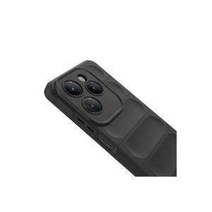 Coque Netzy Infinix Hot 40 en TPU souple, dos creux, en silicone, anti-traces de doigts, design ethnique noir, compatible Vivo - Product Image 4