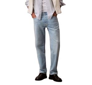 Pantalones de Hombre de Alta Calidad, a la Moda, Casuales, de Estilo Sólido, de Algodón Elástico, de Pierna Recta, Lavados al Estilo Vintage. - Product Image 2