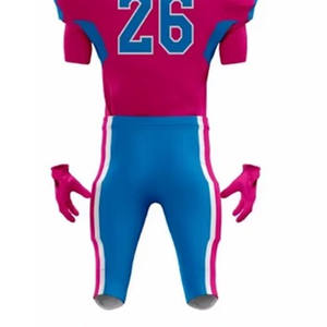 Conjuntos de uniformes de camiseta de fútbol americano de sublimación personalizada de alta calidad para Pakistán transpirable corto unisex que absorbe la humedad - Product Image 5