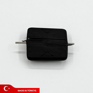 2K0847781B Nouveau bouton de verrouillage de fenêtre coulissante (polyamide et acier) pour VW Caddy Transporter T5 T6 Multivan (2003-actuel) - Product Image 1