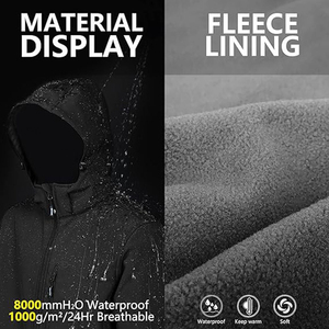 Veste Softshell Respirante de Haute Qualité au Meilleur Prix, Conçue par des Professionnels pour la Saison Hivernale, Service OEM ODM, Qualité Élégante - Product Image 5