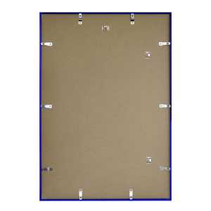 Cadre photo simple en plastique bleu 50 x 70 cm, décoratif, en PS, métal, verre, papier, taille personnalisée 4x6 5x7 11x14 pour cadeaux - Product Image 1