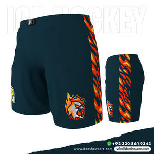 Pantalones Cortos de Hockey sobre Hielo Duraderos 100% Poliéster para Hombre, Diseño Transpirable e Impermeable para Entrenamiento y Partidos, Suministro Directo de Fábrica - Product Image 3