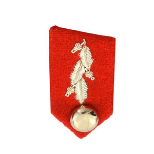 Gorget ปักลายด้วยลวดทองแท่งงานปักด้วยมืองาน OEM ตามสั่ง - Product Image 3