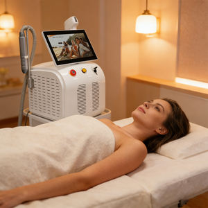 เครื่องเลเซอร์กำจัดรอยสักคุณภาพสูง 2 in 1 แบบพิโคเซคันด์ 3 ความยาวคลื่น 755 808 1064 ไดโอดเลเซอร์กำจัดขน สำหรับคลินิก - Product Image 2