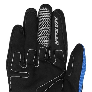 Gants de course en cuir véritable pour homme, résistants, courts, pour le ski, le motocross, la moto, le vélo, avec logo - Product Image 6