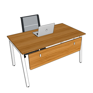 BFATB006 AtonBamboo 140x80cm <b>Foldable</b> Computer <b>Table</b> with Iron <b>Legs</b> Extendable and Storage Features for Living Room Use - Product Image 4