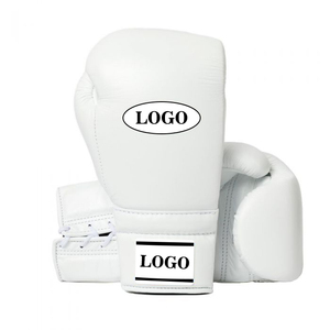 Gants de boxe blancs sur mesure très demandés, 100% cuir véritable, gants de boxe professionnels de haute qualité - Product Image 5