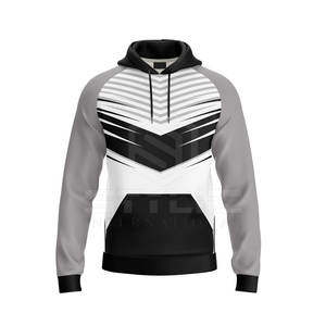 Sweats à capuche de sport de couleur unie légère en coton mélangé nouveauté sweats à capuche de sports d'hiver de qualité supérieure - Product Image 6