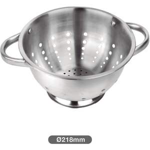 Colador de Acero Inoxidable para Cocina, Construcción Premium, Ecológico, Apto para Alimentos, Fácil de Lavar, Resistente al Calor, Colador de Malla Fina - Product Image 6