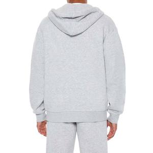 Pull à capuche respirant en coton de qualité supérieure surdimensionné teint en plaine avec broderie personnalisée pour les marchandises de marque - Product Image 4