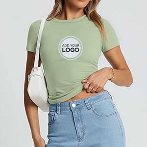 Camisetas básicas para mujer Camisas de manga corta de verano Camiseta ajustada Salir Tops - Product Image 6