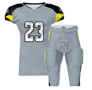 Conjunto de Uniforme de Pantalones y Camiseta de Fútbol Americano para Hombre, Tejido Transpirable de Secado Rápido para Entrenamiento Deportivo en Equipo - Product Image 1