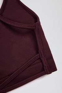 สปอร์ตบราออกกำลังกายแบบแอกทีฟเสื้อครอปท็อปบราเล่นกีฬาลดแรงกระแทกปรับได้โลโก้ออกแบบได้ตามต้องการ - Product Image 4