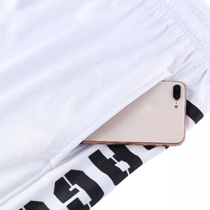 Pantalones Cortos de Baloncesto Personalizados para Hombre, de Alta Calidad, al por Mayor, de Poliéster/Algodón, Elásticos, Transpirables, Tallas Grandes, Diseño Impreso, Anti-UV, de Secado Rápido - Product Image 5