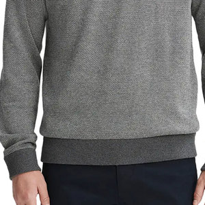 Pull-over d'hiver à col haut tricoté pour hommes en laine respirante Pull à col rond personnalisé tricoté à la main anti-rétrécissement - Product Image 5