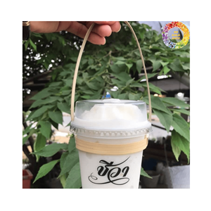 Prix d'usine Porte-gobelet en bambou fait main naturel pour tasse à café à emporter jetable meilleur prix - Product Image 3