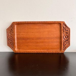 Vintage Design <b>Wooden</b> Serving Tray For Traditional Home Decoration And Classic <b>Dining</b> <b>Table</b> Setting With Unique <b>Rustic</b> Appeal - Product Image 3