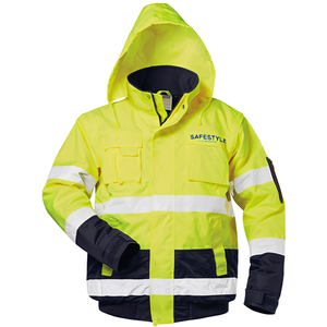 SAFESTYLE High-Visibility <b>Pilot</b> <b>Jacket</b> Marine Workwear with High-Visibility Features - Product Image 2