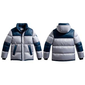 Doudounes grande taille brillant solide coton chaud surdimensionné décontracté hommes doudoune - Product Image 2