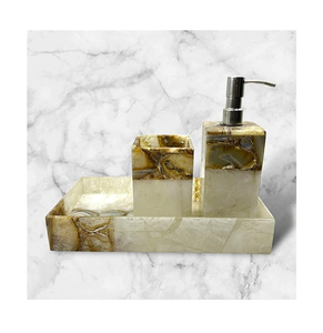 Ensemble de salle de bain en résine Vente la plus vendue Produit de meilleure qualité Accessoires de salle de bain en résine Meilleur prix - Product Image 3