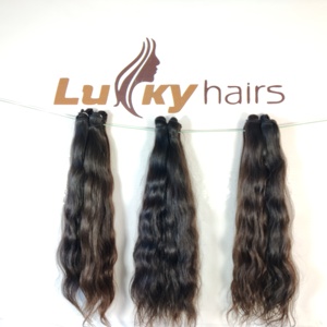 Extensiones de cabello humano vietnamita natural alineado con cutícula 100% al por mayor mechones de pelo indio - Product Image 2