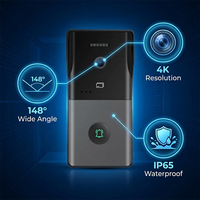 Solution d'interphone intelligent Hiwink, système d'interphone IP pour villa, panneau de sonnette vidéo 2K compatible ONVIF avec reconnaissance faciale, application Tuya, surveillance