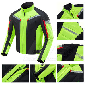 Veste textile de moto imperméable, coupe-vent et ignifuge pour usage extérieur en hiver, nylon/polyester, vente en gros de vêtements de sport - Product Image 4